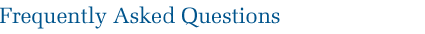 Frequently Asked Questions